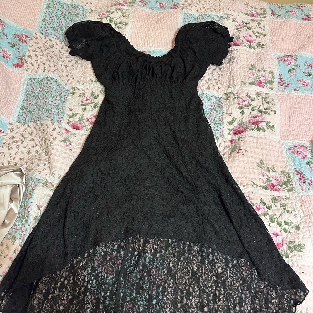 Romantic Black Lace Dress